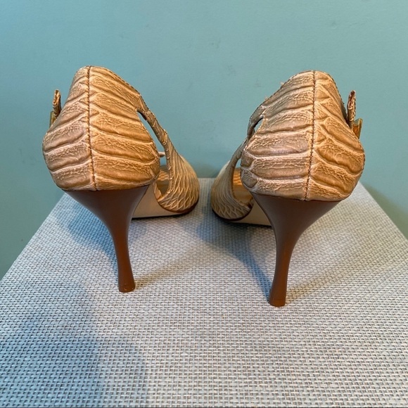 Daisy Fuentes open toe slingback heels - Picture 4 of 9